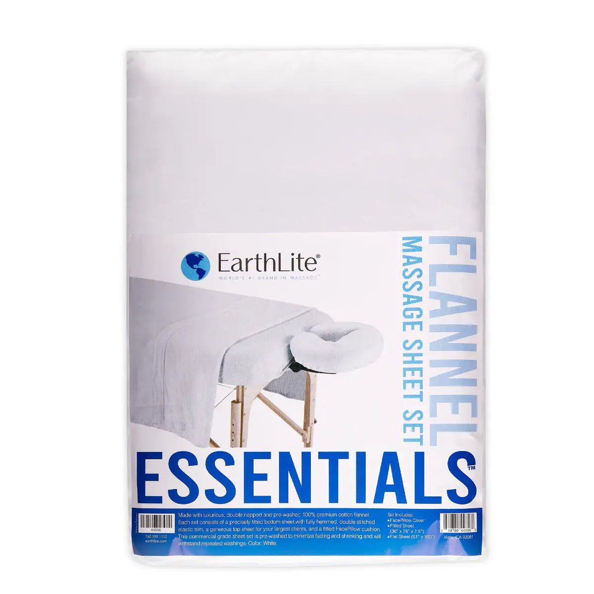 Essentials Flannel Massage Sheet Set