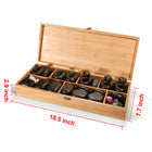 Deluxe 70 pcs Basalt Massage Hot Stone Set with Bamboo Box