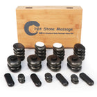 40 pcs Hot Stone Set for Body Massage with Bamboo Box