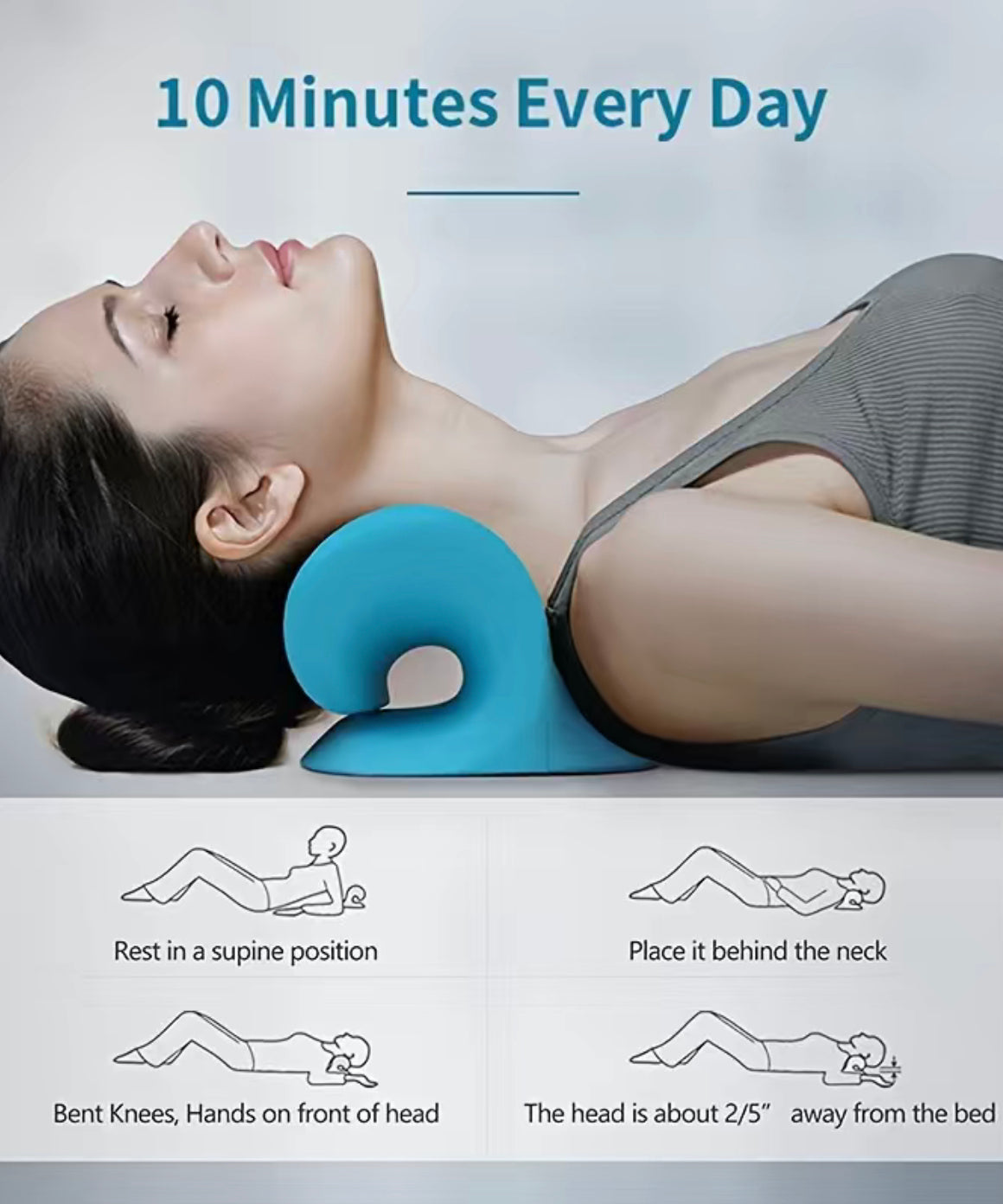 Cervical Spine Massage Pillow, Portable Neck and Shoulder Relaxer Neck  Massage Pillow, Cervical Spin…See more Cervical Spine Massage Pillow,  Portable