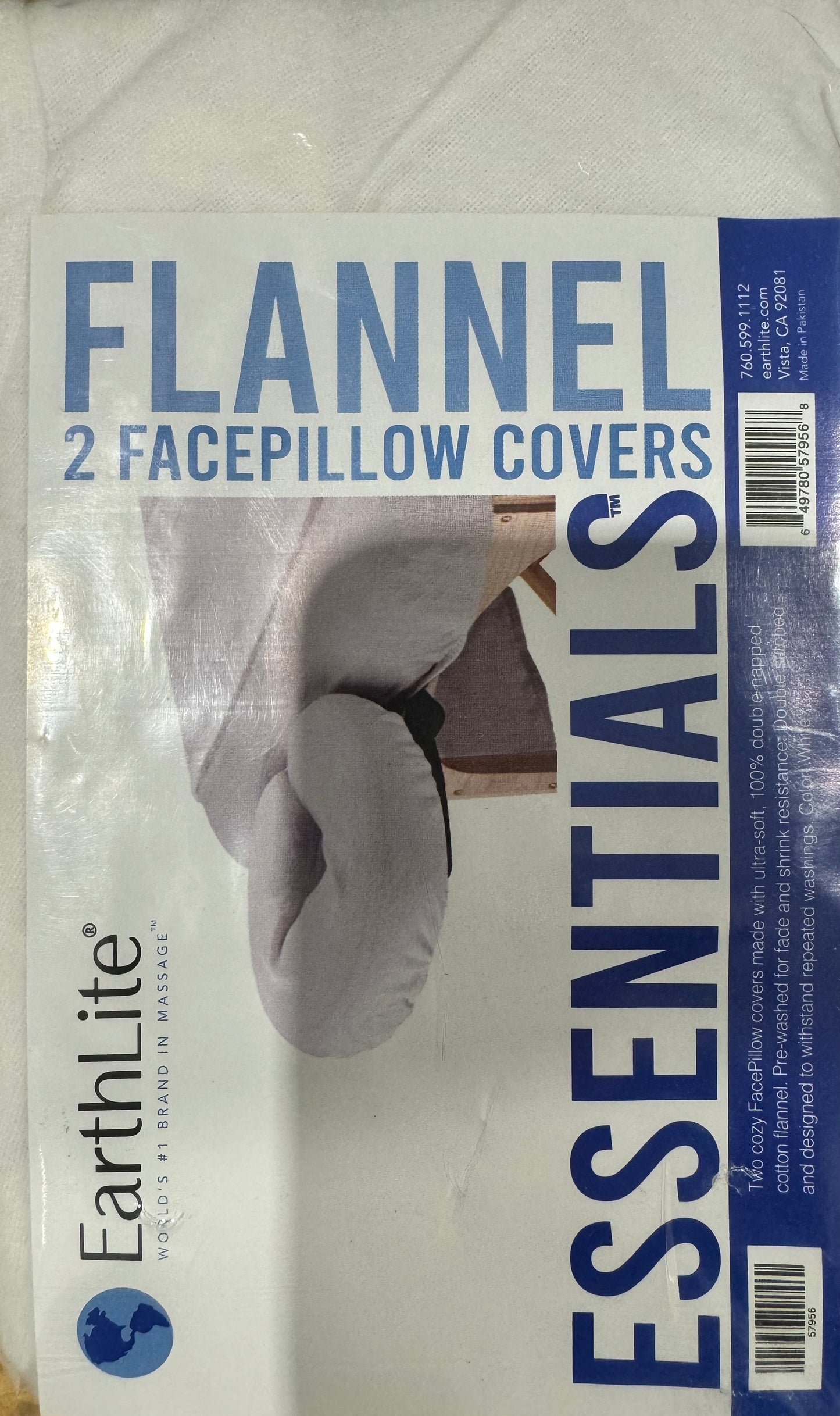 Essentials Flannel FacePillow Covers (2 pack)