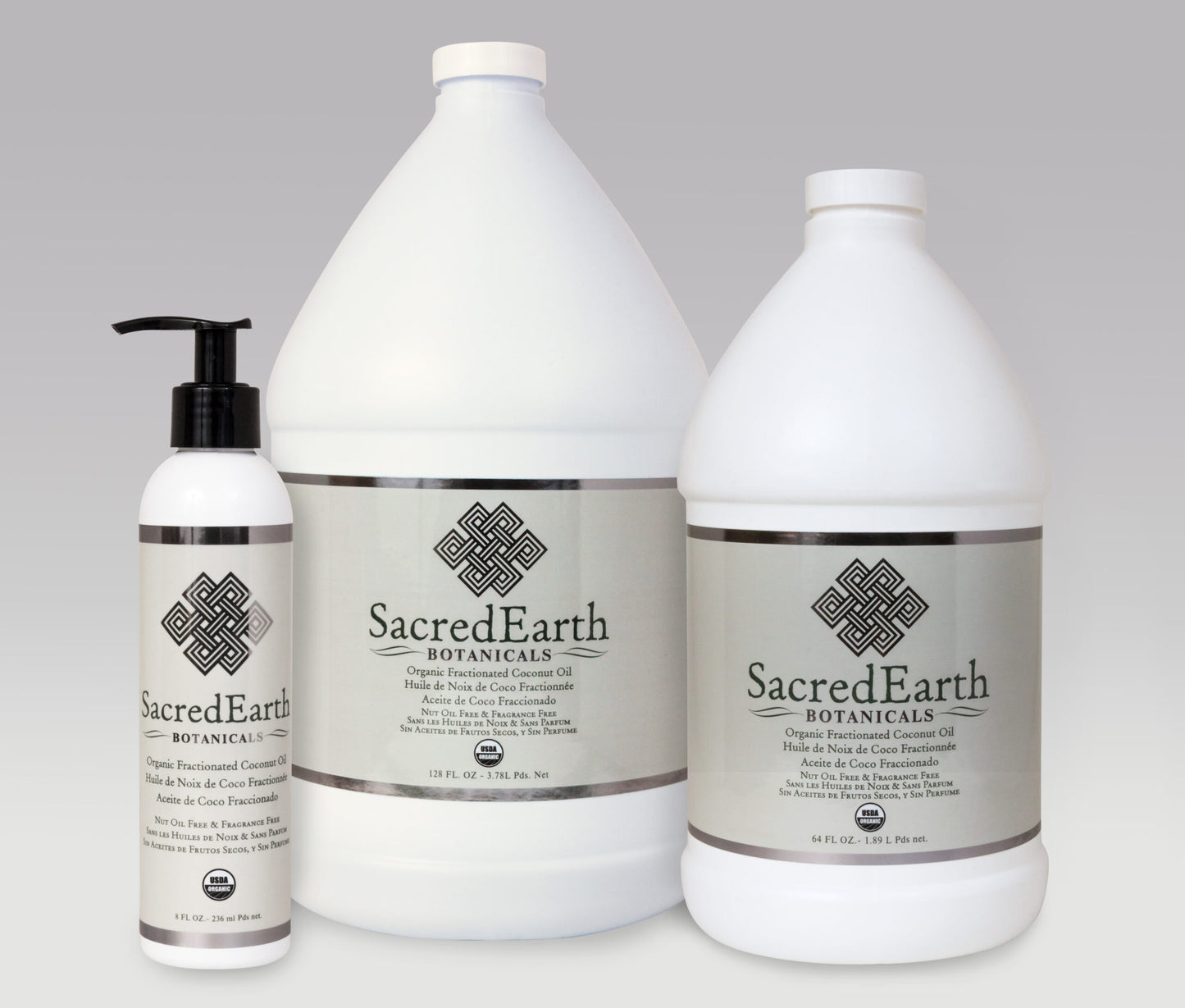 SacredEarth Botanicals® Organic Fractionated Coconut Oil