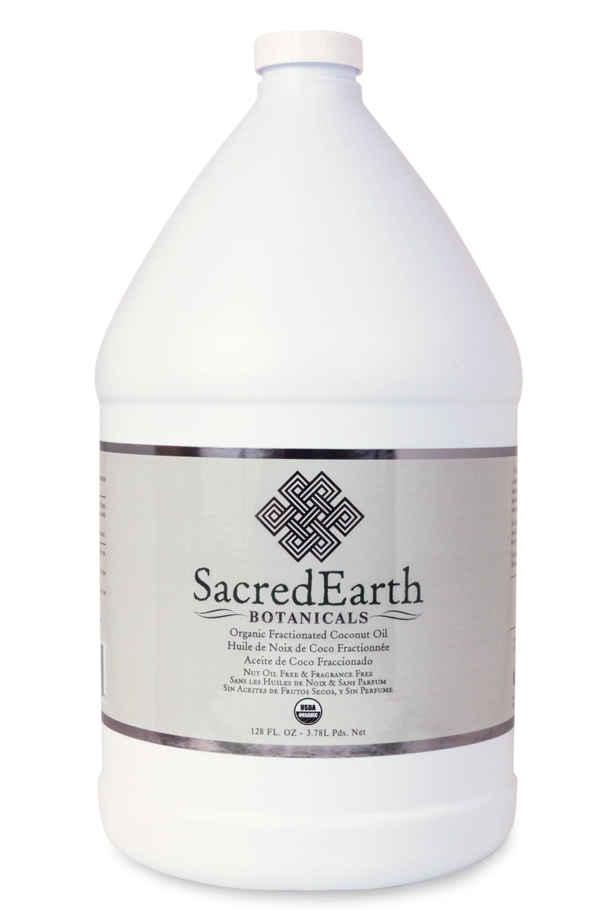 SacredEarth Botanicals® Organic Fractionated Coconut Oil