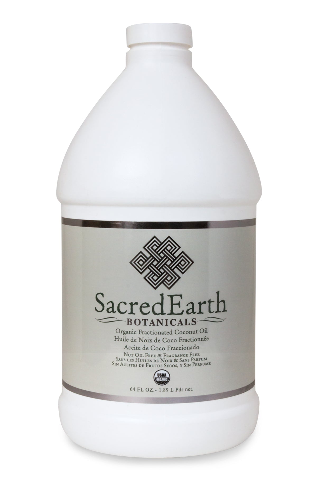 SacredEarth Botanicals® Organic Fractionated Coconut Oil