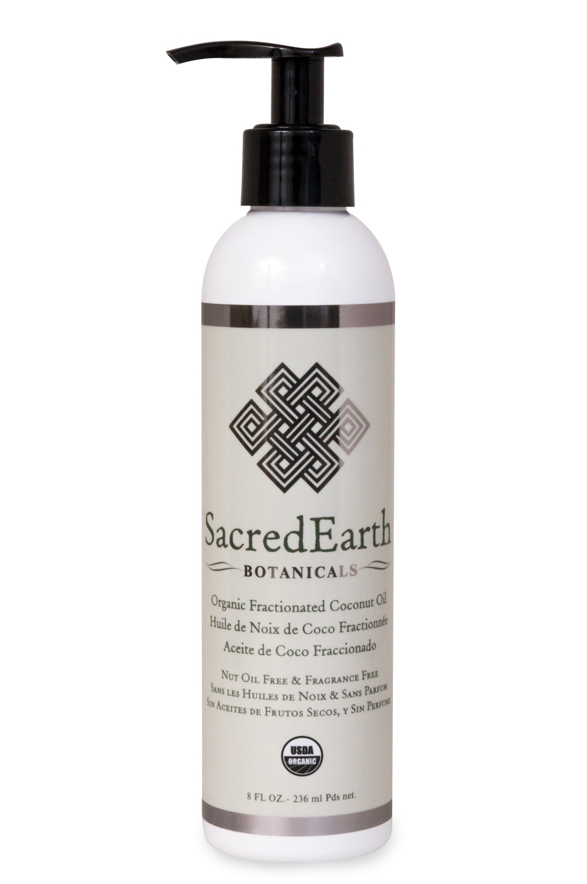 SacredEarth Botanicals® Organic Fractionated Coconut Oil