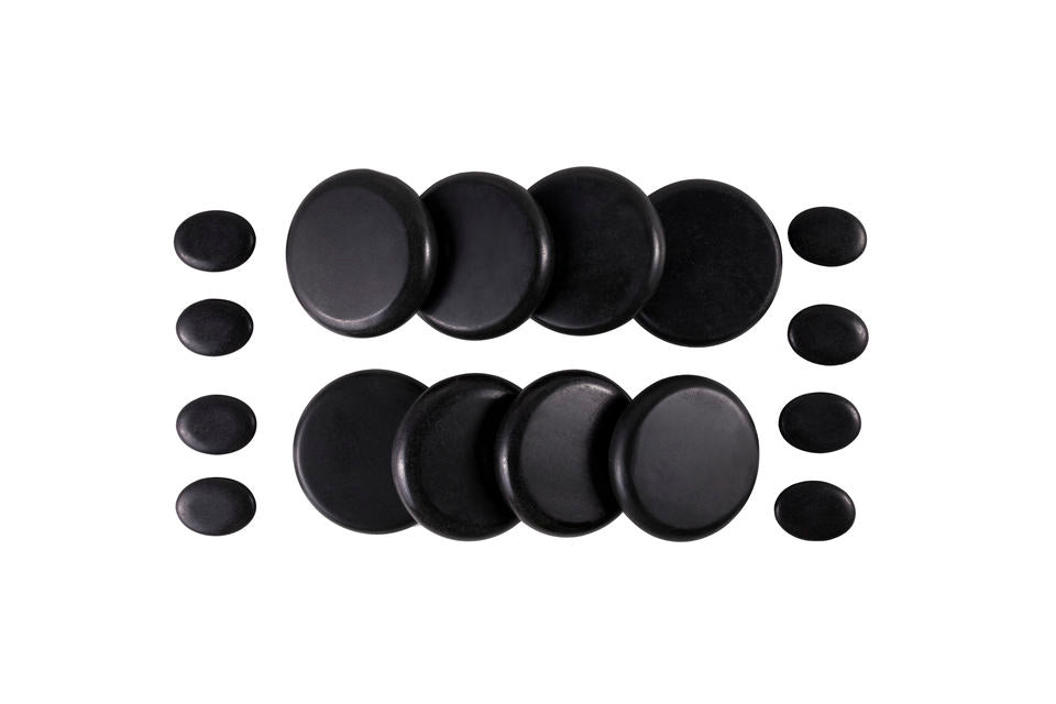 Basalt Hot Stone Massage Kit (16 pieces)