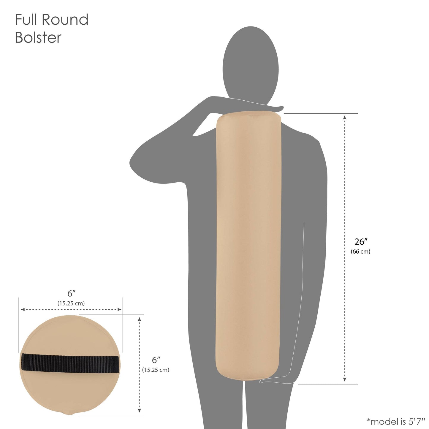 Earthlite Full Round Bolster